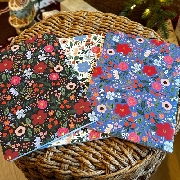 Rifle paper co 3 X WILD ROSE Notebook collection Ruled pages DISCONTINUED - Picture 10 of 10